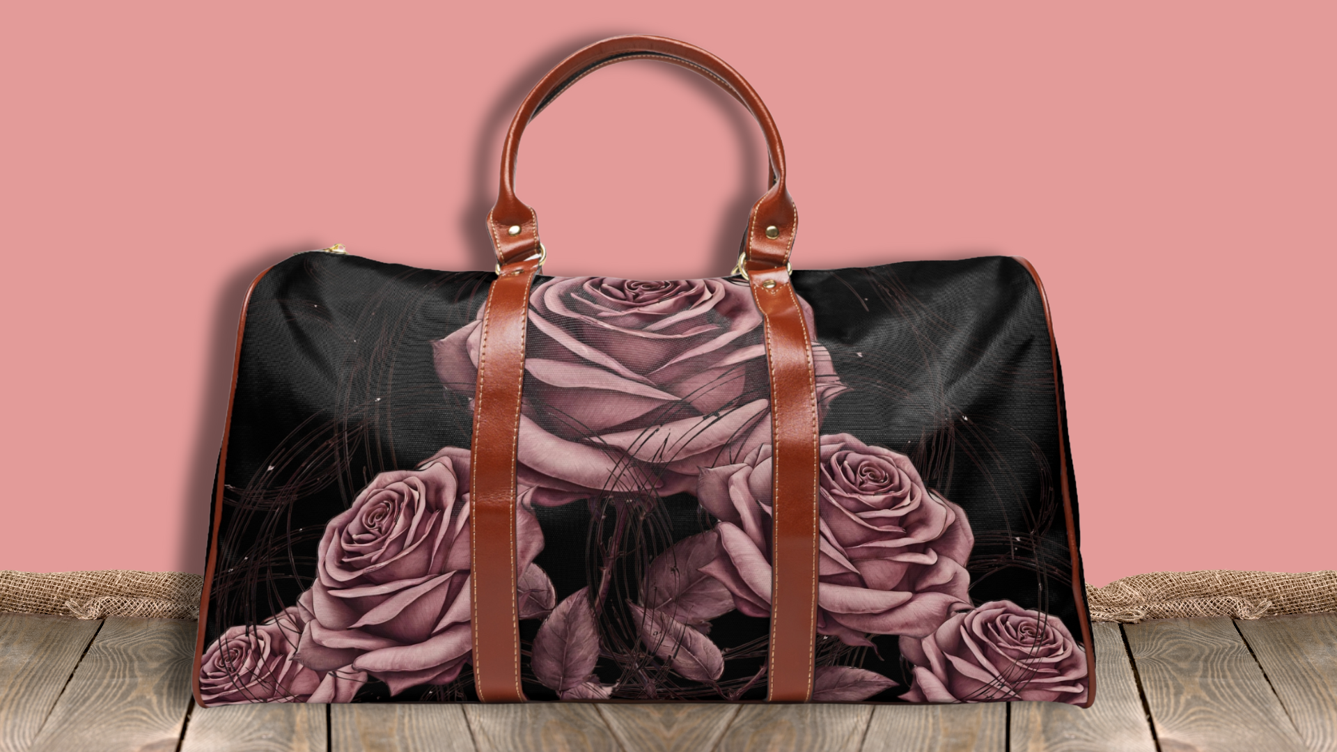 Rose Delight Multipurpose Travel Bag